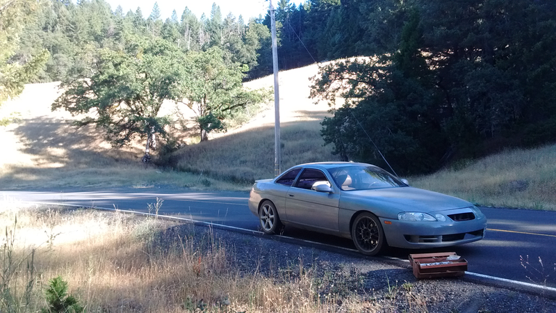Broken down, note the missing window and lone black rim